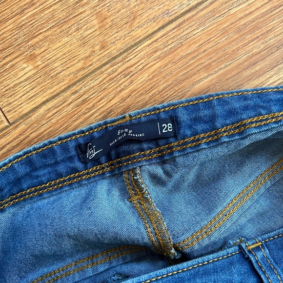 Flying machine jeans size 28 tapered blue jeans - Picture 3 of 4